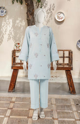 EMBROIDERED CAMBRIC 2 PCS UNSTITCHED