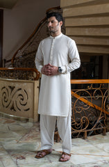 FESTIVE'25 MEN KURTA LIGHT CREAM