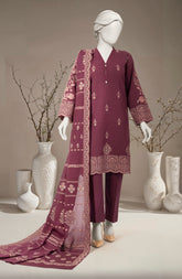 JACQUARD STITCHED 3 PIECE