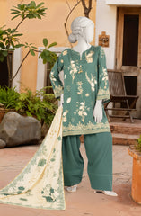 PRINTED TEXTURED VISCOSE 3PCS UNSTITCHED