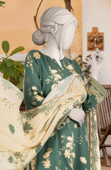 PRINTED TEXTURED VISCOSE 3PCS UNSTITCHED