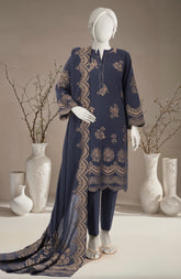 JACQUARD STITCHED 3 PIECE