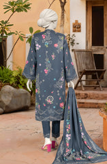 PRINTED TEXTURED VISCOSE 3PCS UNSTITCHED