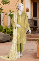 PRINTED TEXTURED VISCOSE 3PCS UNSTITCHED