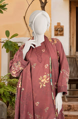 PRINTED TEXTURED VISCOSE 3PCS UNSTITCHED