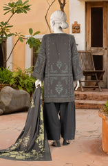 PRINTED TEXTURED VISCOSE 3PCS UNSTITCHED