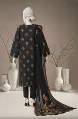 JACQUARD 3PC UNSTITCHED