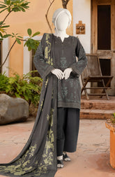 PRINTED TEXTURED VISCOSE 3PCS UNSTITCHED