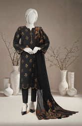 JACQUARD 3PC UNSTITCHED