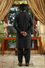 CHARCOAL BLENDED KAMEEZ SHALWAR