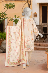 PRINTED TEXTURED VISCOSE 3PCS UNSTITCHED