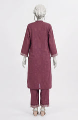 EMBROIDERED PRINTED CAMBRIC STITCHED 2 PIECE