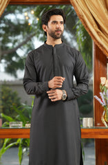 CHARCOAL BLENDED KAMEEZ SHALWAR