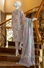 EMBROIDERED PRINTED LAWN 3PCS UNSTITCHED