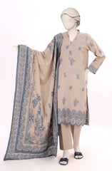 JACQUARD 3PCS UNSTITCHED