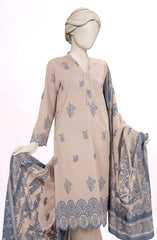 JACQUARD 3PCS UNSTITCHED