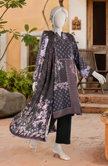 PRINTED TEXTURED VISCOSE 3PCS UNSTITCHED