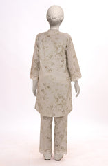EMBROIDERED PRINTED CAMBRIC STITCHED 2 PIECE