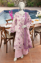 EMBROIDERED PRINTED LAWN 3PCS UNSTITCHED