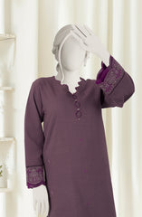 EMBROIDERED CROSS HATCH 2PCS UNSTITCHED