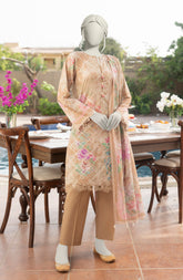 EMBROIDERED PRINTED LAWN 3PCS UNSTITCHED