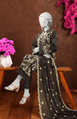 EMBROIDERED 3PCS UNSTITCHED