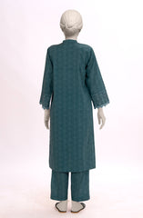 EMBROIDERED PRINTED CAMBRIC STITCHED 2 PIECE