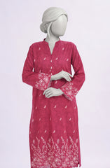EMBROIDERED PRINTED CAMBRIC STITCHED 2 PIECE