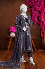 EMBROIDERED 3PCS UNSTITCHED