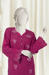 EMBROIDERED CROSS HATCH 2PCS UNSTITCHED