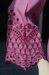 EMBROIDERED CAMBRIC STITCHED 2 PIECE