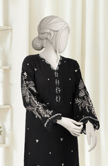 EMBROIDERED CROSS HATCH 2PCS UNSTITCHED