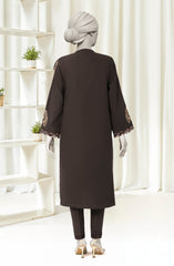 EMBROIDERED CROSS HATCH 2PCS UNSTITCHED