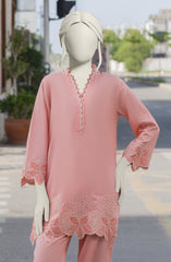 EMBROIDERED CAMBRIC STITCHED 2 PIECE