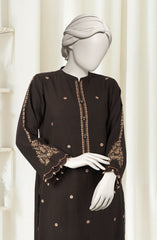 EMBROIDERED CROSS HATCH 2PCS UNSTITCHED