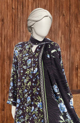 PRINTED TWILL VISCOSE 3PCS UNSTITCHED
