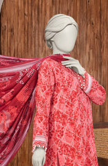 PRINTED TWILL VISCOSE 3PCS UNSTITCHED