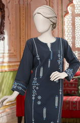 EMBROIDERED KHADDAR STITCHED 2 PIECE