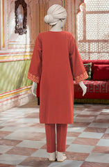 EMBROIDERED KHADDAR STITCHED 2 PIECE