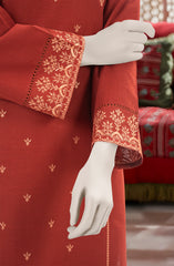 EMBROIDERED KHADDAR STITCHED 2 PIECE