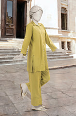 EMBROIDERED CAMBRIC STITCHED 2 PIECE