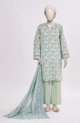 PRINTED LAWN STITCHED 3 PIECE