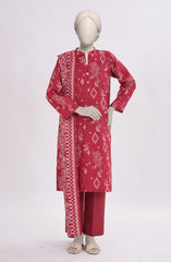 PRINTED LAWN STITCHED 3 PIECE