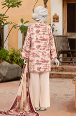 PRINTED TEXTURED VISCOSE 3PCS UNSTITCHED