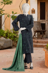 PRINTED TEXTURED VISCOSE 3PCS UNSTITCHED