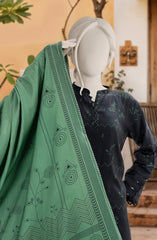 PRINTED TEXTURED VISCOSE 3PCS UNSTITCHED