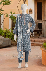 PRINTED TEXTURED VISCOSE 3PCS UNSTITCHED