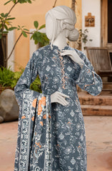 PRINTED TEXTURED VISCOSE 3PCS UNSTITCHED