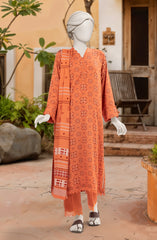 PRINTED TEXTURED VISCOSE 3PCS UNSTITCHED