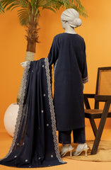 EMBROIDERED KHADDAR 3PCS UNSTITCHED
